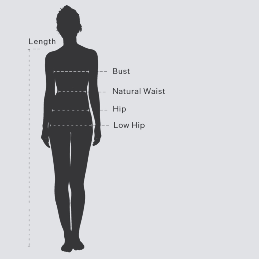 For Love and Lemons size chart Reference